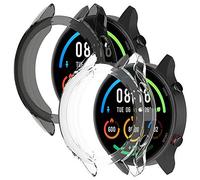 Shieranlee Compatible con Xiaomi Mi Watch Color Sports Edition Watch Accessories Protector Fundas Suave TPU Prueba de Golpes Rasguño Resistente Cover Ultra Thin Protector Shell Bumper