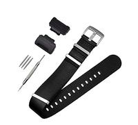 Shieranlee Correa Compatible con Casio G-Shock GA-110 120 GA-400 GD-100 DW-5600 GLS-8900 Canvas Men Bracelet Band Black Adapters