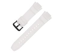 Shieranlee Correa Compatible con Casio MCW-100H/110H/W-S220/HDD-S100 WV-200/AE-2000/2100 Resin Strap 16mm Watch Accessories Silicone Strap