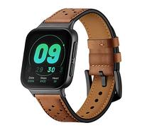 Shieranlee Correa de Reloj de Piel de Oppo watch 46mm Correa,Correa de Reloj de Piel de Repuesto Becerro Genuina con Patrón de Oppo watch 46mm