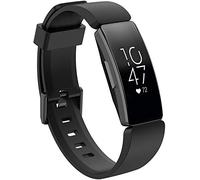 Shieranlee Correa Deportiva Ajustable para Fitbit Inspire HR/Inspire HR, Banda Suave de Repuesto, Negro, Tamaño Pequeño y Grande