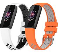 Shieranlee Correas compatibles con Fitbit Luxe Activity Tracker - Correa de Silicona de reemplazo de Banda de Reloj Deportivo