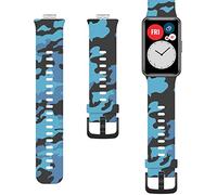 Shieranlee Correas compatibles con Huawei Watch Fit correa, de silicona suave deportiva clásica de repuesto para Huawei Watch Fit Smartwatch