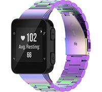 Shieranlee Correas de metal compatibles con Garmin Forerunner 35 Strap/Garmin Approach S10 correa,strap de repuesto de acero inoxidable para Forerunner 35/Garmin Approach S10 Golf Watch