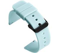 Shieranlee Silicone 16MM Correa de Reloj de Silicona-liberación rápida para Fossil Q Accomplice,Carlie, Harper, Neely; Moto 360 2nd Gen Women's 42mm,Huawei B5