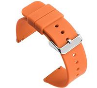 Shieranlee Silicone 16MM Correa de Reloj de Silicona-liberación rápida para Fossil Q Accomplice,Carlie, Harper, Neely; Moto 360 2nd Gen Women's 42mm,Huawei B5