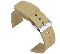 Shieranlee Silicone 16MM Correa de Reloj de Silicona-liberación rápida para Fossil Q Accomplice,Carlie, Harper, Neely; Moto 360 2nd Gen Women's 42mm,Huawei B5