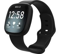 Shieranlee Versa 3 Correa, Correa Suave de Silicona Deportiva Banda Dela Muñeca Pulseras compatible con Fitbit Versa 3 & Sense Smartwatch