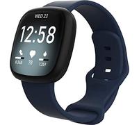 Shieranlee Versa 3 Correa, Correa Suave de Silicona Deportiva Banda Dela Muñeca Pulseras compatible con Fitbit Versa 3 & Sense Smartwatch