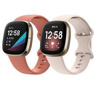 Shieranlee Versa 3 Correa, Correa Suave de Silicona Deportiva Banda Dela Muñeca Pulseras compatible con Fitbit Versa 3 & Sense Smartwatch