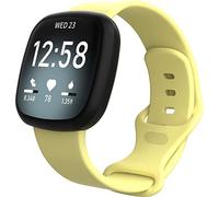 Shieranlee Versa 3 Correa, Correa Suave de Silicona Deportiva Banda Dela Muñeca Pulseras compatible con Fitbit Versa 3 & Sense Smartwatch