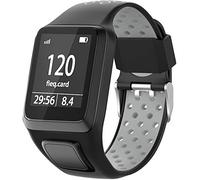 Shieranlee Watchband para Tomtom Watch, Silicone Waterproof Breathable Correa de Repuesto de Silicona de para Tomtom Runner 2/ Runner 3/ Spark/Golfer 2 Sports GPS Running Smartwatch