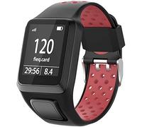 Shieranlee Watchband para Tomtom Watch, Silicone Waterproof Breathable Correa de Repuesto de Silicona de para Tomtom Runner 2/ Runner 3/ Spark/Golfer 2 Sports GPS Running Smartwatch