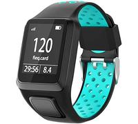 Shieranlee Watchband para Tomtom Watch, Silicone Waterproof Breathable Correa de Repuesto de Silicona de para Tomtom Runner 2/ Runner 3/ Spark/Golfer 2 Sports GPS Running Smartwatch
