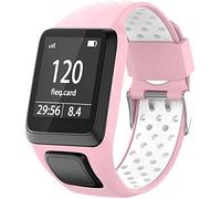 Shieranlee Watchband para Tomtom Watch, Silicone Waterproof Breathable Correa de Repuesto de Silicona de para Tomtom Runner 2/ Runner 3/ Spark/Golfer 2 Sports GPS Running Smartwatch
