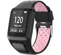 Shieranlee Watchband para Tomtom Watch, Silicone Waterproof Breathable Correa de Repuesto de Silicona de para Tomtom Runner 2/ Runner 3/ Spark/Golfer 2 Sports GPS Running Smartwatch