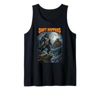 Shift Happens- Camiseta de transformación de Hombre Lobo Halloween Camiseta sin Mangas