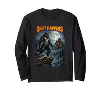 Shift Happens- Camiseta de transformación de Hombre Lobo Halloween Manga Larga