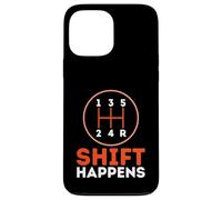 Shift Happens - Divertidos entusiastas de los Autos humorísticos Carcasa para iPhone 13 Pro MAX