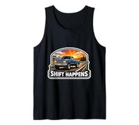 Shift Happens Funny Manual Gear Pick Up Truck Dueño Amante Camiseta sin Mangas
