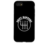 Shift Happens - Manual Car Racing Car Guy Carcasa para iPhone SE (2020) / 7/8