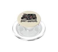 Shift Happens Vintage Rat Rod Hotrod Car Street Rod Diseño PopSockets PopGrip para MagSafe