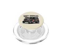 Shift Happens Vintage Rat Rod Hotrod Car Street Rod Diseño PopSockets PopGrip para MagSafe