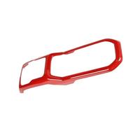 Shift Pannello Trim Para Jeep Para Wrangler JL 2018-2023 Portavasos Delantero Coche Cubierta Decorativa Panel Cambio Marchas 4WD Molduras Interiores Accesorios(Red Cup Holder)