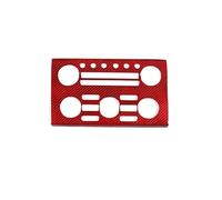 Shift Pannello Trim Para Nissan Para GTR R35 2008-2016 Embellecedores Fibra Carbono Para Consola Central Panel Interruptores Volumen Y CD Accesorios Para Coche(Style 2-LHD)