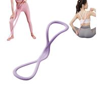 Shiftalter Resistance Bands, Figure 8 Resistance Bands For Women, Flat Bands For Exercise, Fullbody Yoga Pulling Rope For Glutes, Back (Purple 25 lbs)