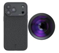 ShiftCam Camera Case S.Mount - iPhone 17 Pro (Gris Oscuro) + LensUltra 200° Fisheye