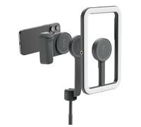 ShiftCam Creator Kit Pro, Mobile Creator Bundle para vlogging, medianoche | Paquete móvil, incluye SnapGrip Pro, SnapStudio Light y SnapStand Max, carga Qi2, luz de anillo, trípode de 70 pulgadas