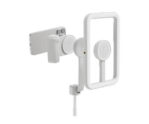 ShiftCam Creator Kit Pro - Paquete de creador móvil con SnapGrip Pro (carga Qi2), SnapStudio Light y SnapStand Max - Agarre compacto de batería para teléfono, luz LED de anillo y soporte de trípode