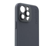 ShiftCam Funda de piel para cámara compatible con iPhone 15, soporte de lente integrado, funda magnética, toma fotos impresionantes al instante (iPhone 15, iPhone 15 Pro Max), color carbón