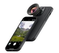 ShiftCam LensUltra - Lente gran angular de 16 mm, 0,5 aumentos, 100 grados de campo de visión, lente gran angular para iPhone y Android, fotografía de teléfono móvil y fotos de viaje, solo