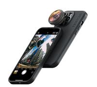 ShiftCam Lente de ojo de pez LensUltra de 200°,aumento de 0,2x,ángulo de 200°,claridad máxima para fotos inmersivas,gran angular único,selfies todo incluido,diseño cinematográfico premium