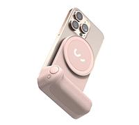 ShiftCam SnapGrip - Empuñadura de batería móvil con botón de Disparo inalámbrico - Montaje magnético Que se acopla a Cualquier teléfono - Powerbank Incorporado con Carga inalámbrica Qi