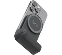ShiftCam SnapGrip Essential - Agarre magnético para cámara de teléfono con botón disparador inalámbrico y base de mesa, compatible con iPhone y Android, medianoche