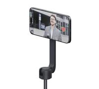 ShiftCam SnapStand Max - Palo magnético para selfie y trípode, compacto, plegable y extensible con cabezal inclinable y control remoto magnético Bluetooth (medianoche, SnapStand Max)