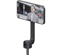 ShiftCam SnapStand Max - Palo magnético para selfie y trípode, compacto, plegable y extensible con cabezal inclinable y control remoto magnético Bluetooth (medianoche, SnapStand Max)