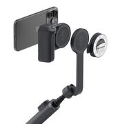 ShiftCam Travel Kit Pro - Paquete de creador móvil con SnapGrip Pro (carga Qi2), luz SnapPocket y SnapStand Selfie - Agarre compacto de batería para teléfono, luz LED, paquete de vlogging de trípode