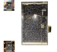 SHIFuXX Lámpara de Nieve, luz Nocturna con Forma de Bola de Nieve, farola con Copos de Nieve, lámpara de Cuentos de Nieve con Banco, for decoración de Dormitorio, Fiesta navideña en Interiores