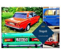 Shiguli - Der Auto-Star der UdSSR (Wandkalender 2026 DIN A2 quer), CALVENDO Monatskalender: Der Oldtimer Shiguli-1600 in Kuba
