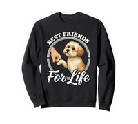 Shih-Poo Amante Mejores Amigos Diseño Hermoso Shih Poo Sudadera