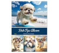 Shih Tzu Alarm. Glückliche Wuschelköpfe (Wandkalender 2026 DIN A3 hoch), CALVENDO Monatskalender: Die entzückenden Löwenhunde aus Tibet