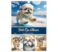 Shih Tzu Alarm. Glückliche Wuschelköpfe (Wandkalender 2026 DIN A4 hoch), CALVENDO Monatskalender: Die entzückenden Löwenhunde aus Tibet