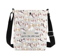 Shih Tzu - Bolso cruzado Shih Tzu Mom Gifts My Shih Tzu Says You'Re The Shih Tead Bolso de hombro, Shih Tead Uk2, 111