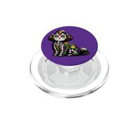 Shih Tzu Calavera de azúcar Mexicana Calavera Viva México Girl Party PopSockets PopGrip para MagSafe