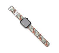 Shih Tzu - Correas de silicona de repuesto para Apple Watch, 38mm/40mm, Acero inoxidable, Amatista
