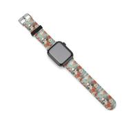 Shih Tzu - Correas de silicona de repuesto para Apple Watch, 42mm/44mm, Acero inoxidable, Amatista